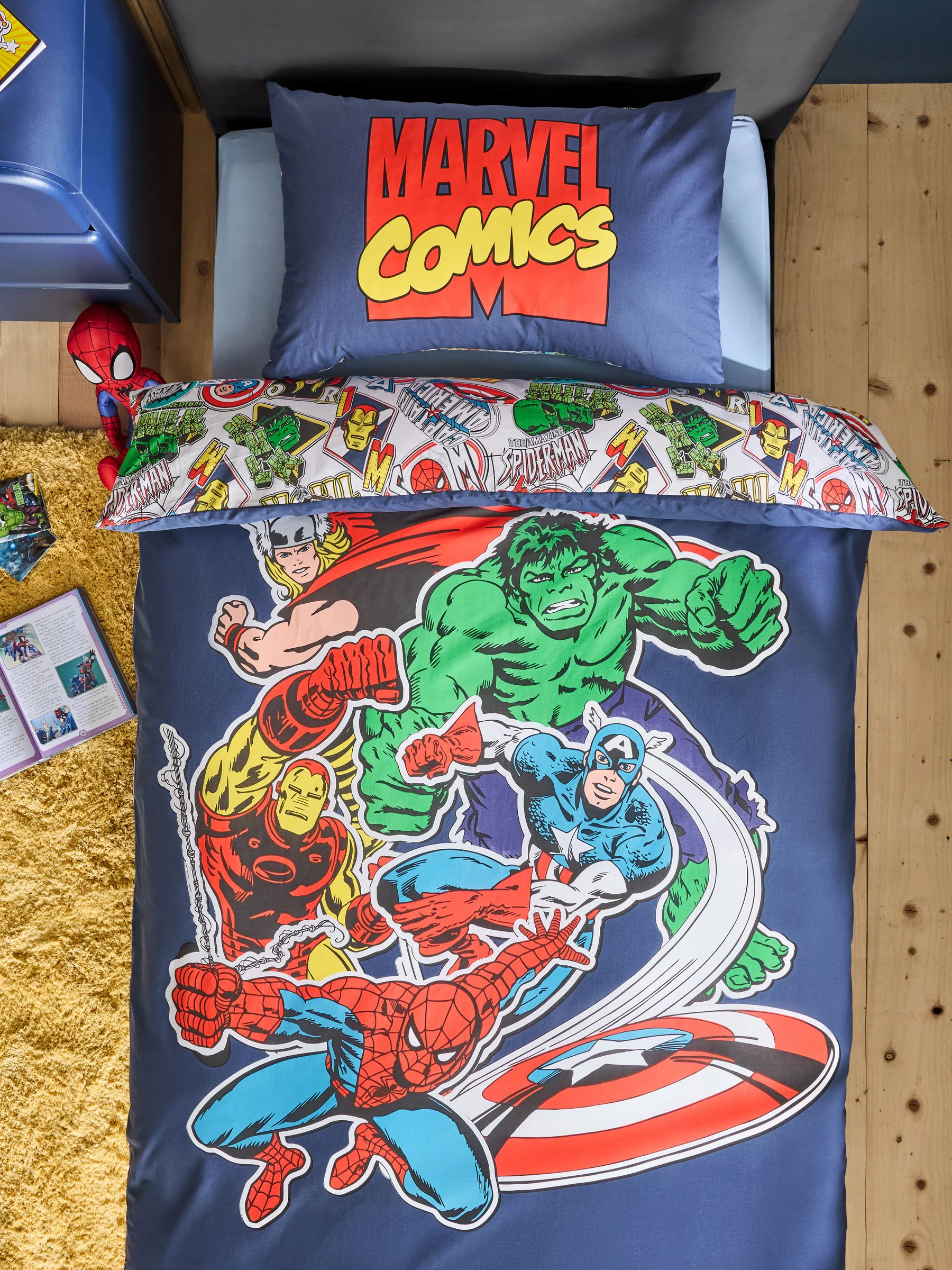 Marvel dekbedovertrek en kussensloop