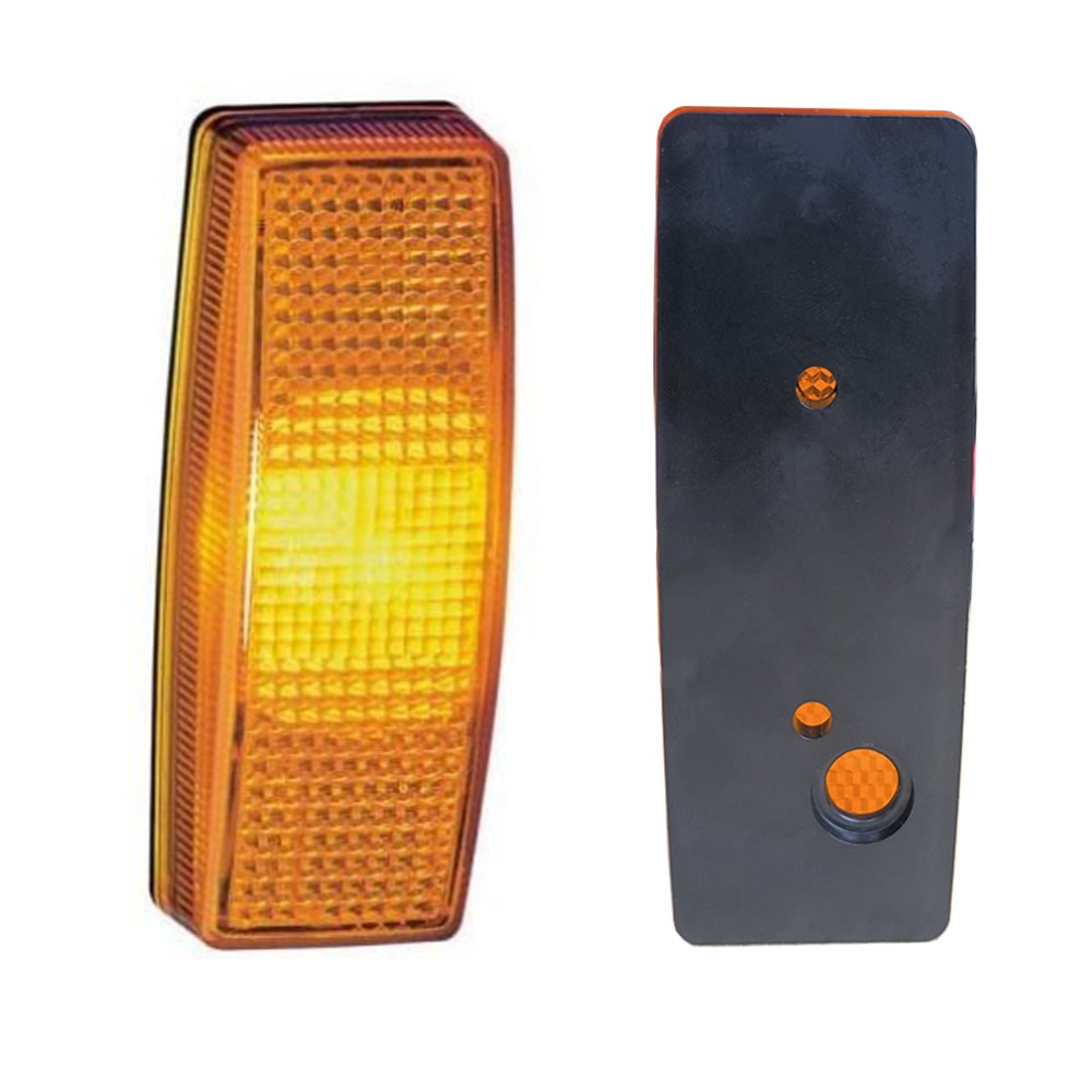 Feu gabarit latéral AJ.BA orange 112X42x25mm