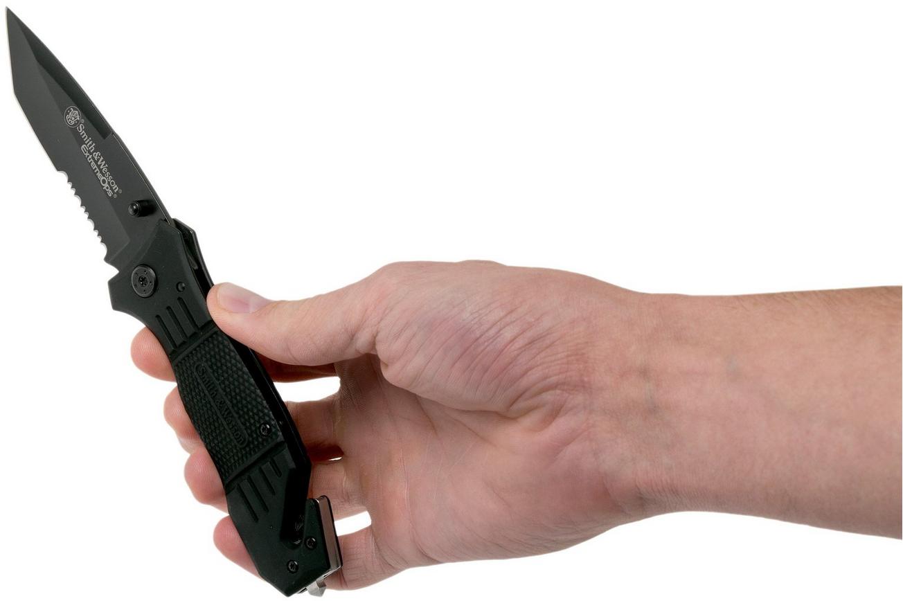 Smith & Wesson Extreme Ops SWFR2S zwart, reddingsmes