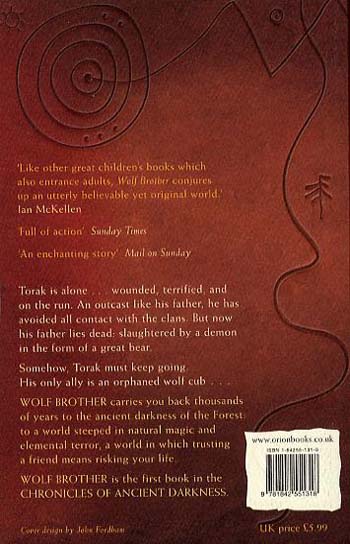 Chronicles of Ancient Darkness: Wolf Brother: Book 1 (Paperback)