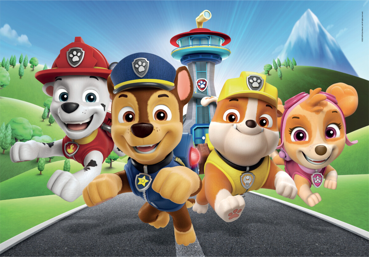 Paw Patrol Puslespil - Super Color - Clementoni - 60 Brikker