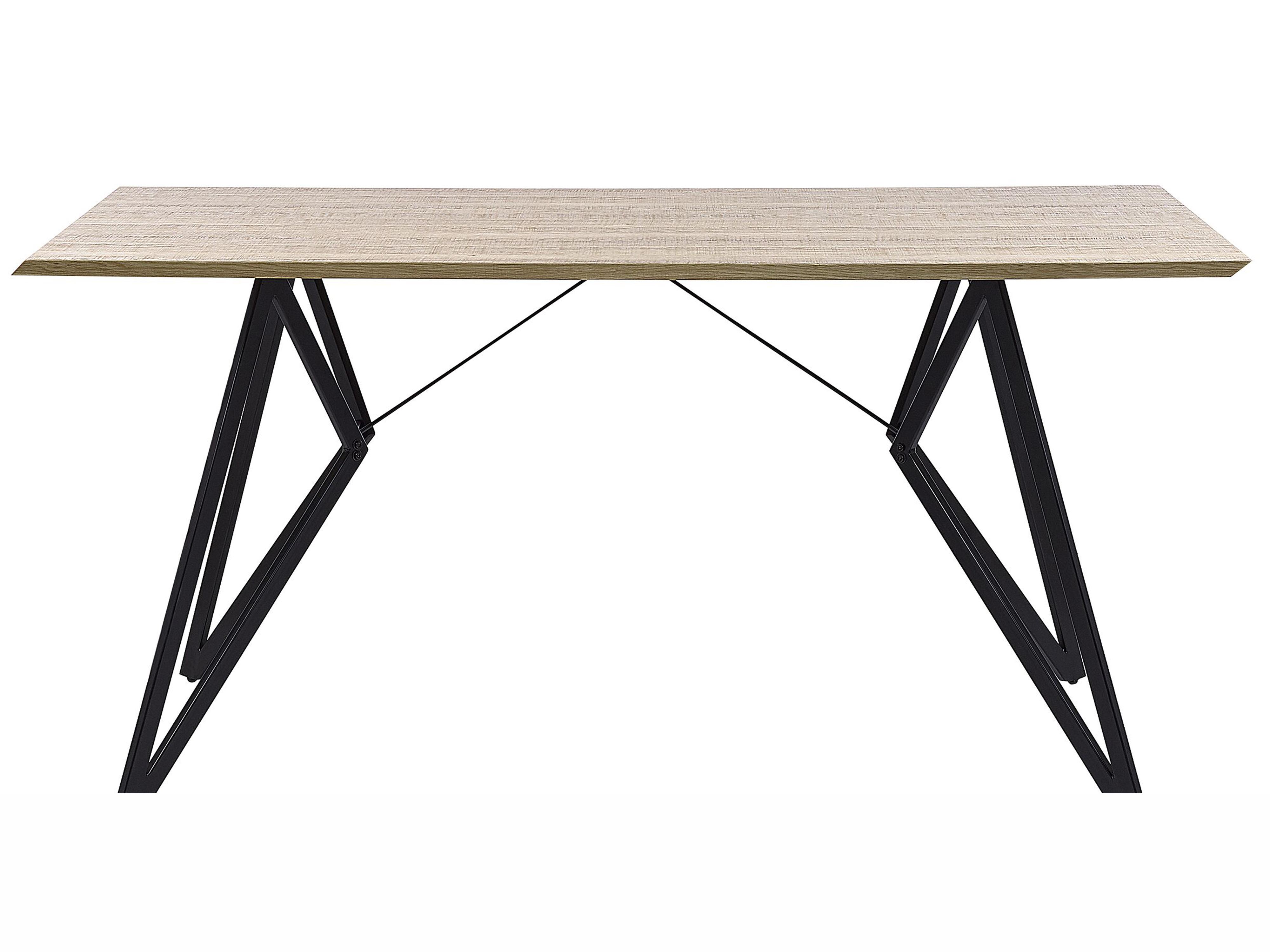 Eettafel BUSCOT Lichtbruin 90 cm 160 cm