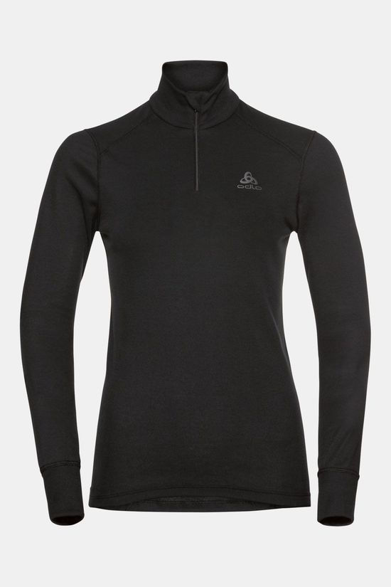 Odlo Odlo Bl Top Turtle Neck L/S Half Zip Active Warm Eco