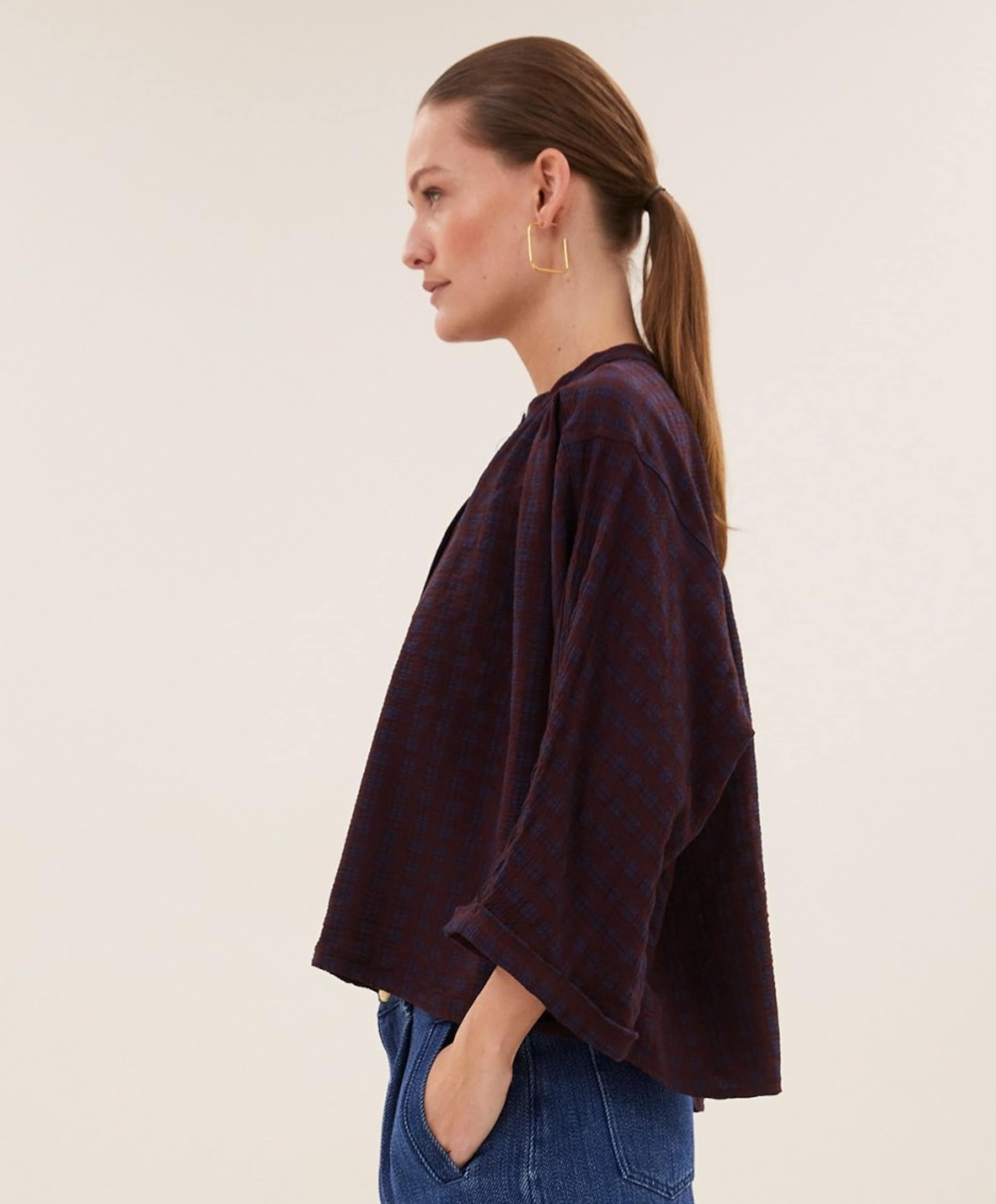 by-bar Dames blouse bordeaux