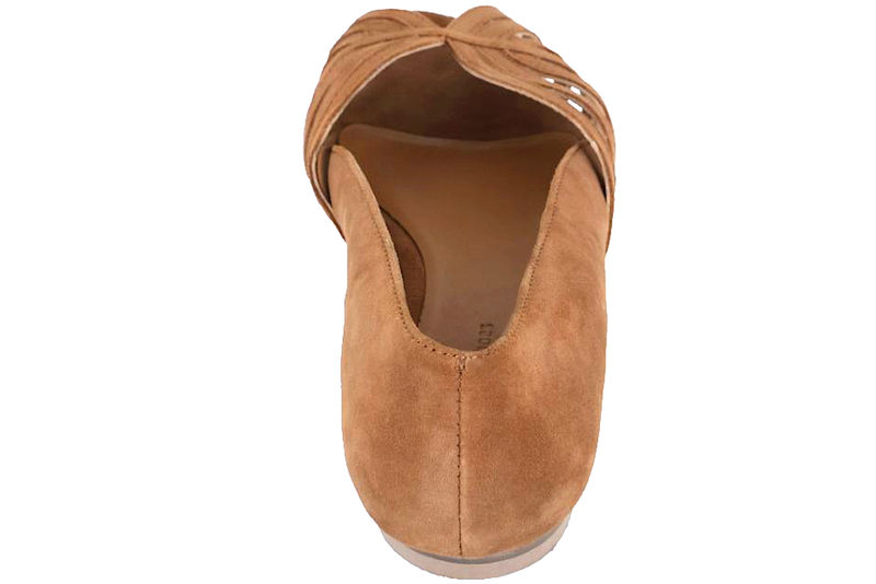 COPENHAGEN SHOES - PASSIONATE SUEDE BALLERINA I BRUNT RUSKIND
