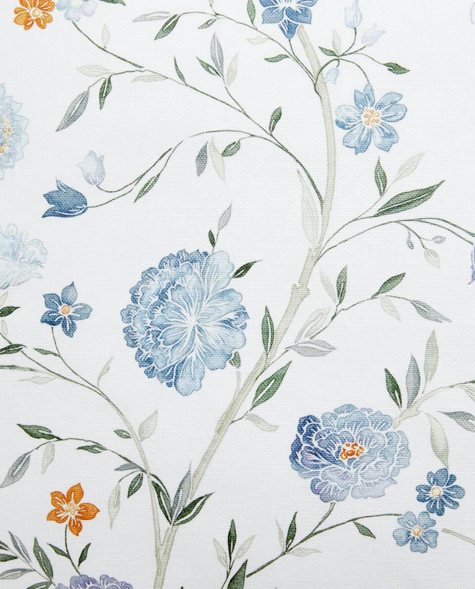 CAPA DE ALMOFADA MINI COM ESTAMPA FLORAL