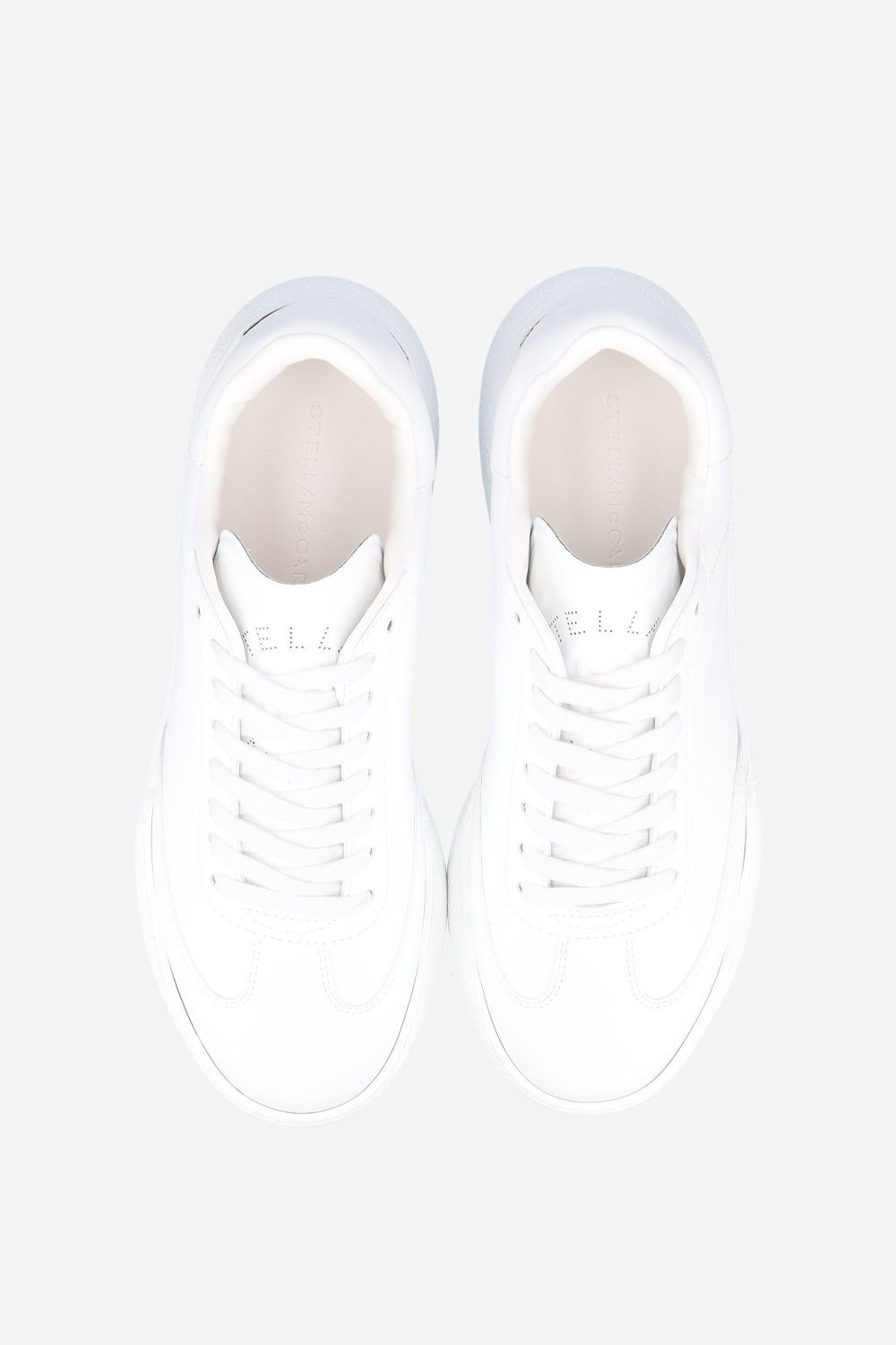 Loop lace-up vegan leather sneakers