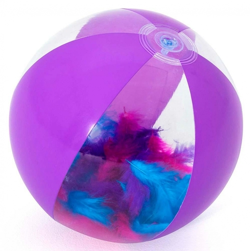 Pelota Hichable Con Plumas 41cm