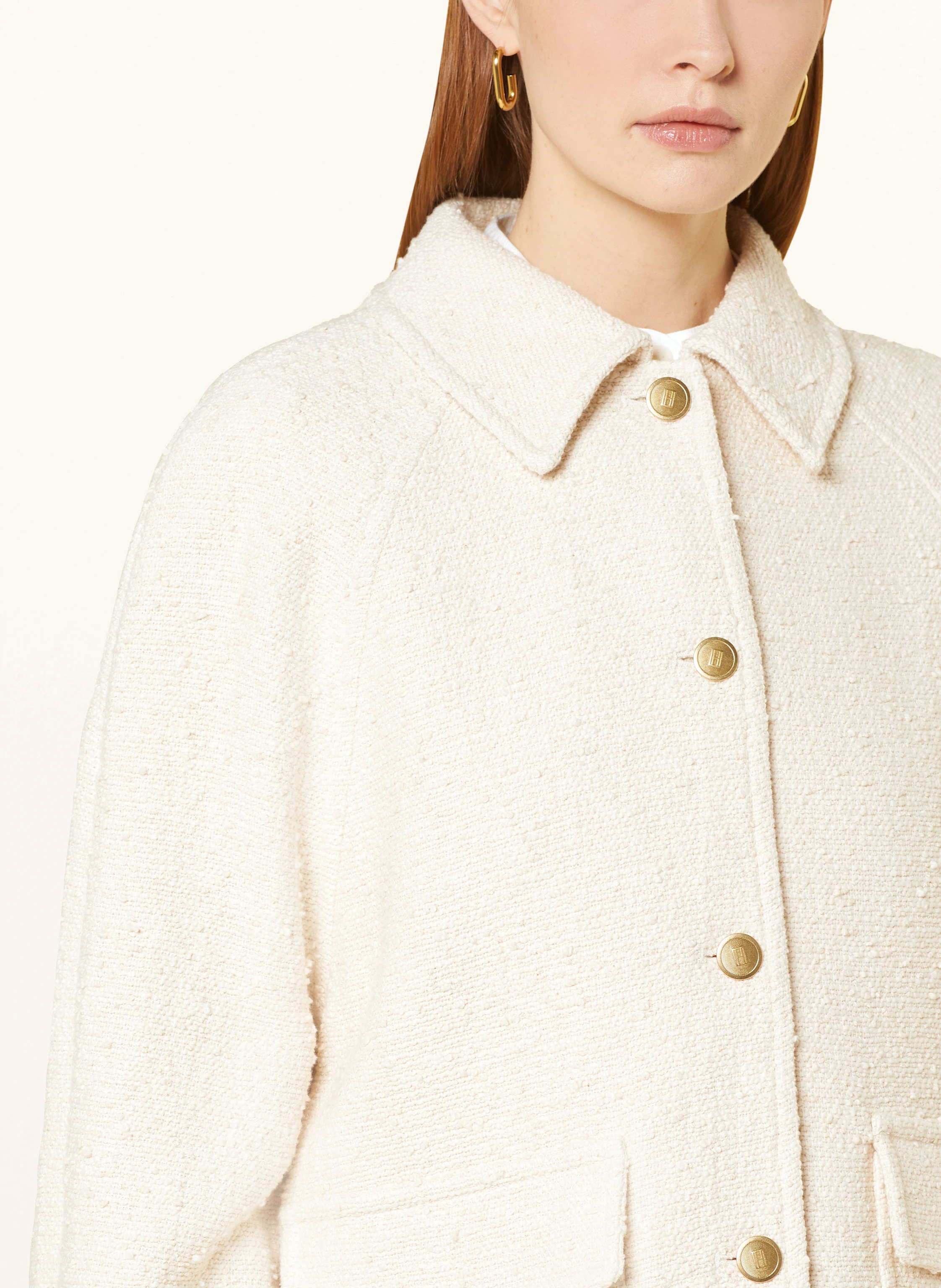 TOMMY HILFIGER Bouclé-Overjacket