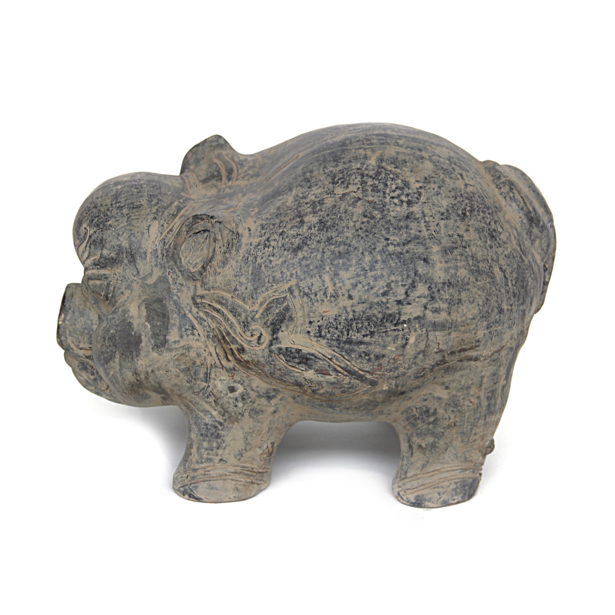 Sparschwein aus Terrakotta, T 51 cm, B 39 cm , H 35 cm von fischer's lagerhaus
