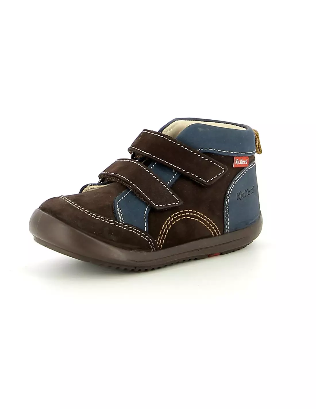 KICKERS KINOP - Baskets Marronfoncé