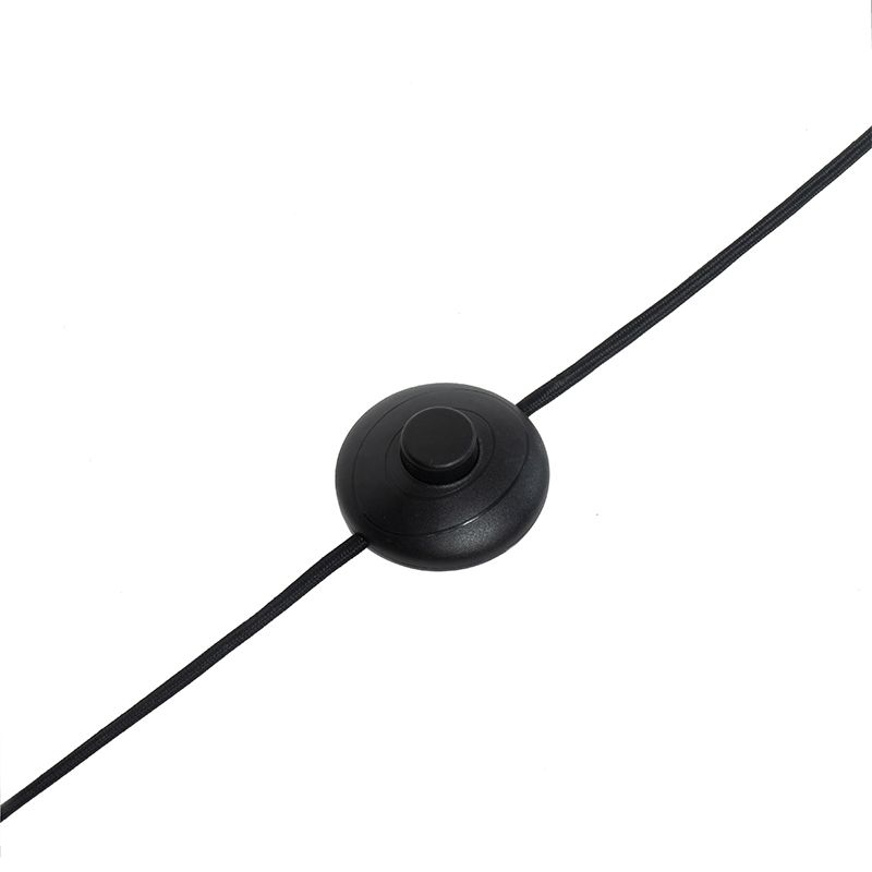 Moderne vloerlamp zwart 3-lichts - Jeana