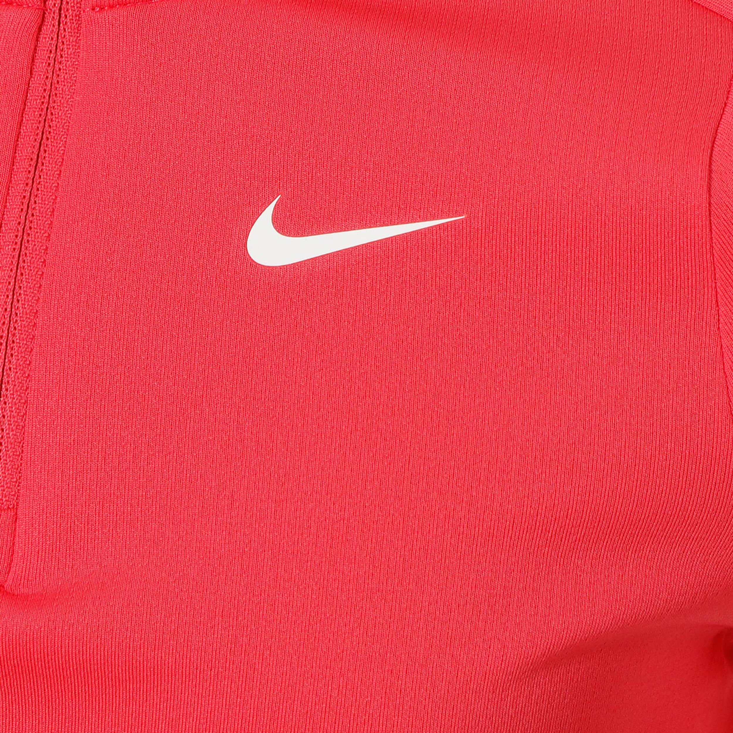 Nike Longsleeve Halp Zip Haut Manches Longues Filles - Pink