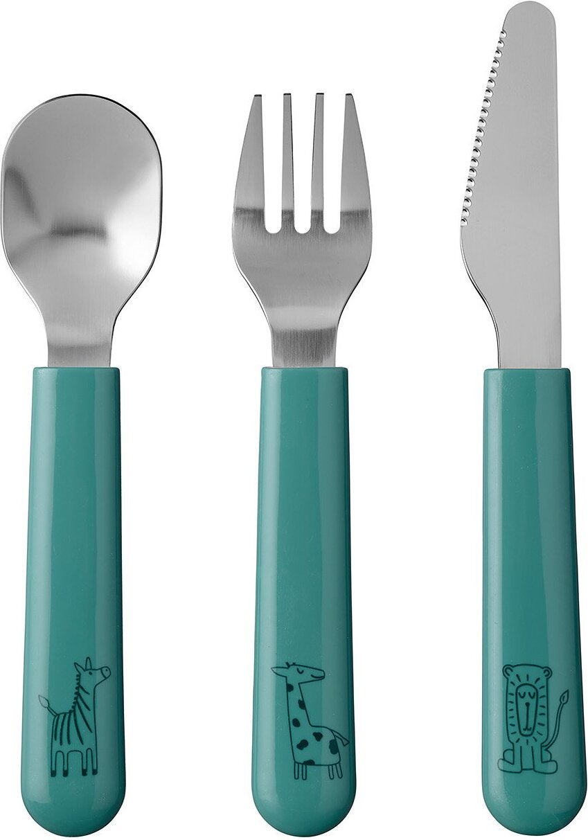 Mepal kinderbestekset Mio blauw 3-delig
