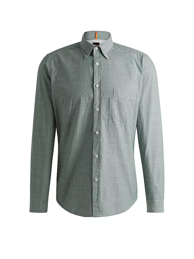BOSS Hemd Regular Fit RICKERT_M hellgrau