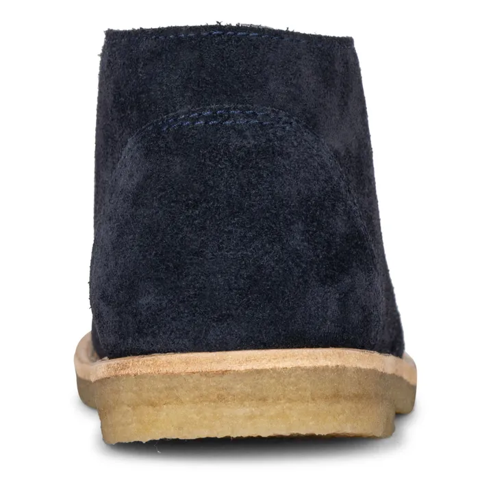 Konges Sløjd Baskets Lacets Suède Woolie Desert | Bleu marine
