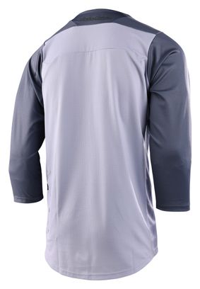 Maillot Manches 3/4 Troy Lee Designs Ruckus Gris Clair/Foncé
