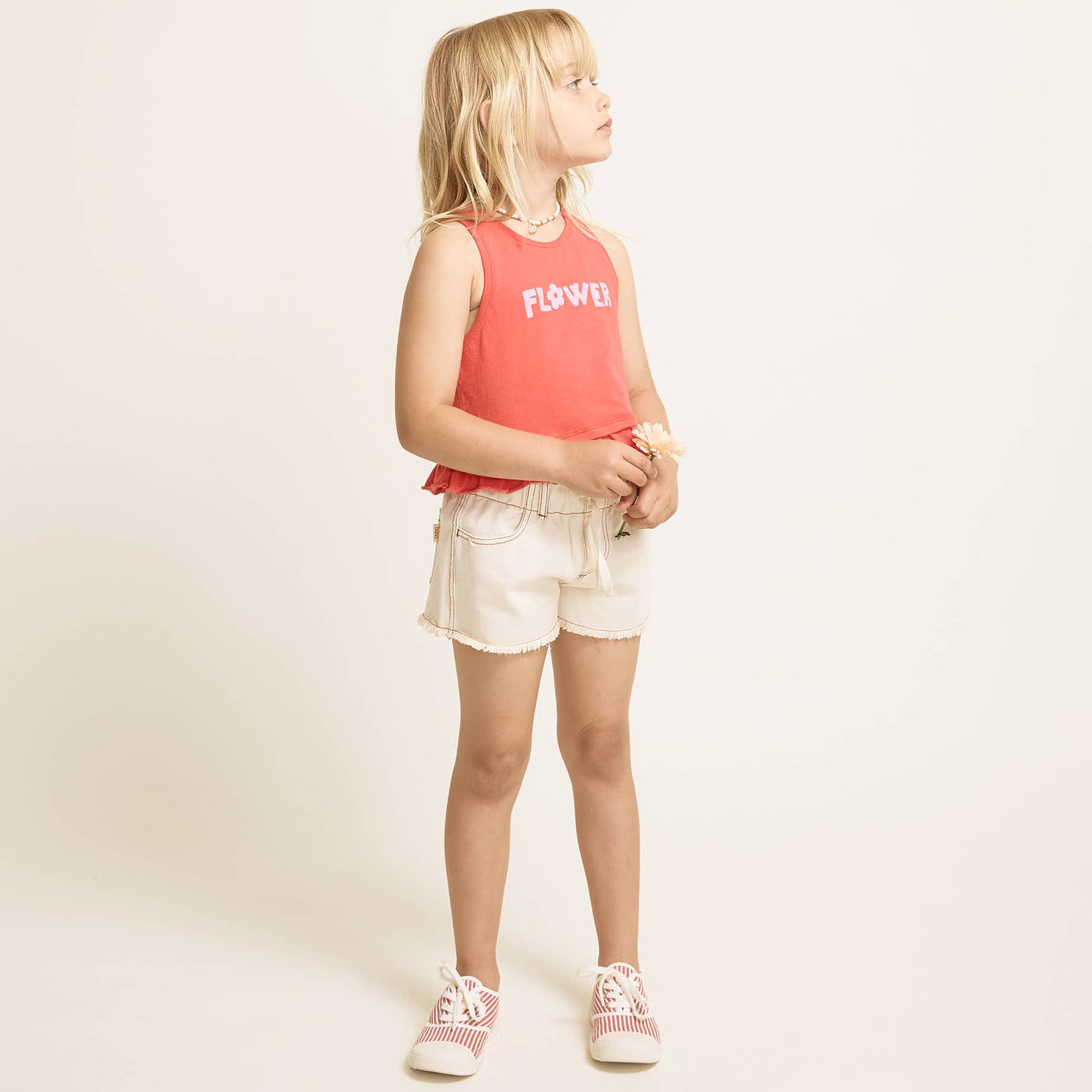 Denim Shorts Drill Sand