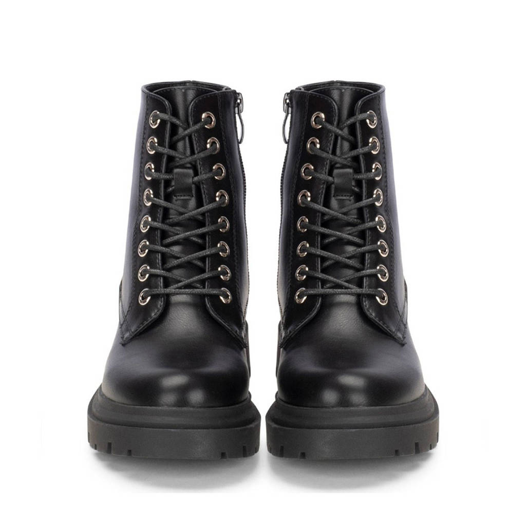 POSH by Poelman Maechunky veterboots zwart