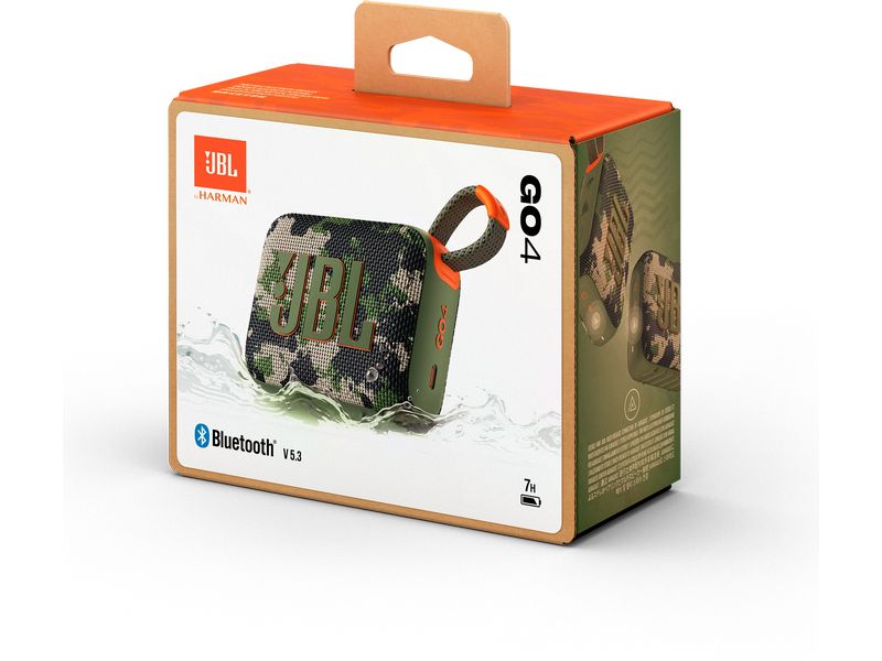 JBL Go 4 Camouflage Ultra-kompakter Bluetooth-Lautsprecher