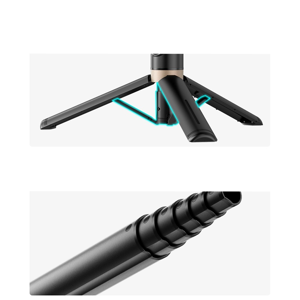 (75cm) Selfie Stick Tripod Dreibein Stativ Halterung mit Bluetooth Fernauslöser für Smartphone - Rosa