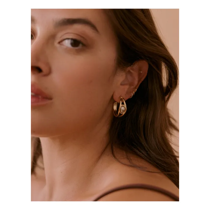 Louise Damas Créoles Marylin | Doré