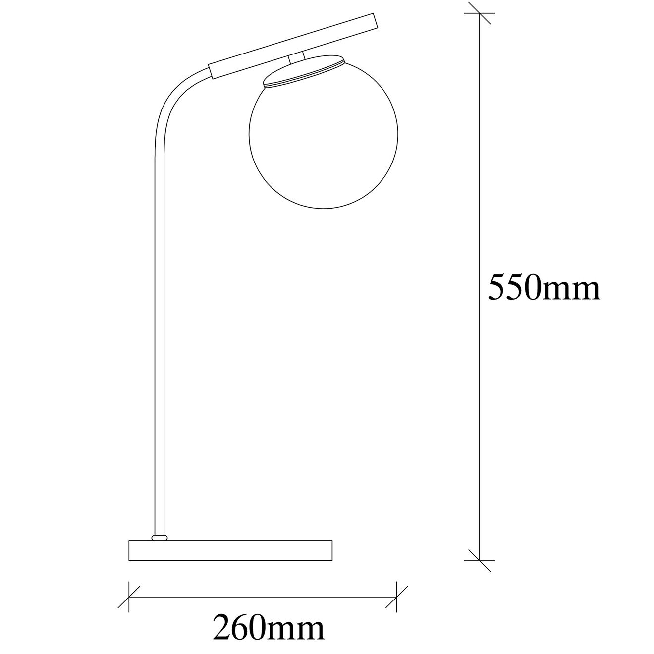 Opviq Lampe à Poser Yildiz noir/doré - 15x26x55 cm
