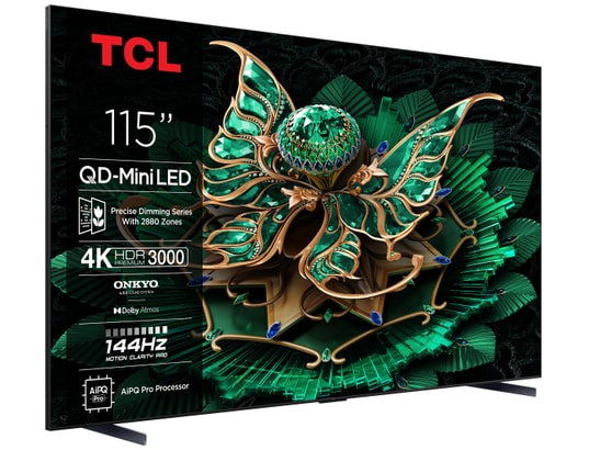 TCL - TV Mini LED 4K 291 cm 115C7K 4K QD-Mini LED Pro 144Hz