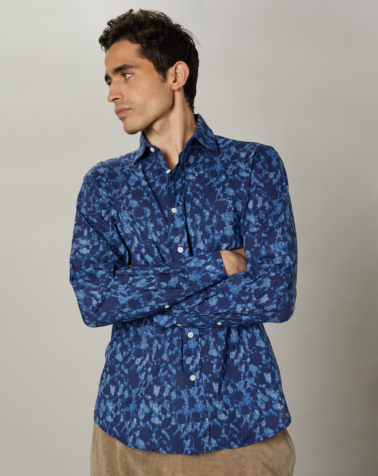 Hartford Chemise regular Paul indigo