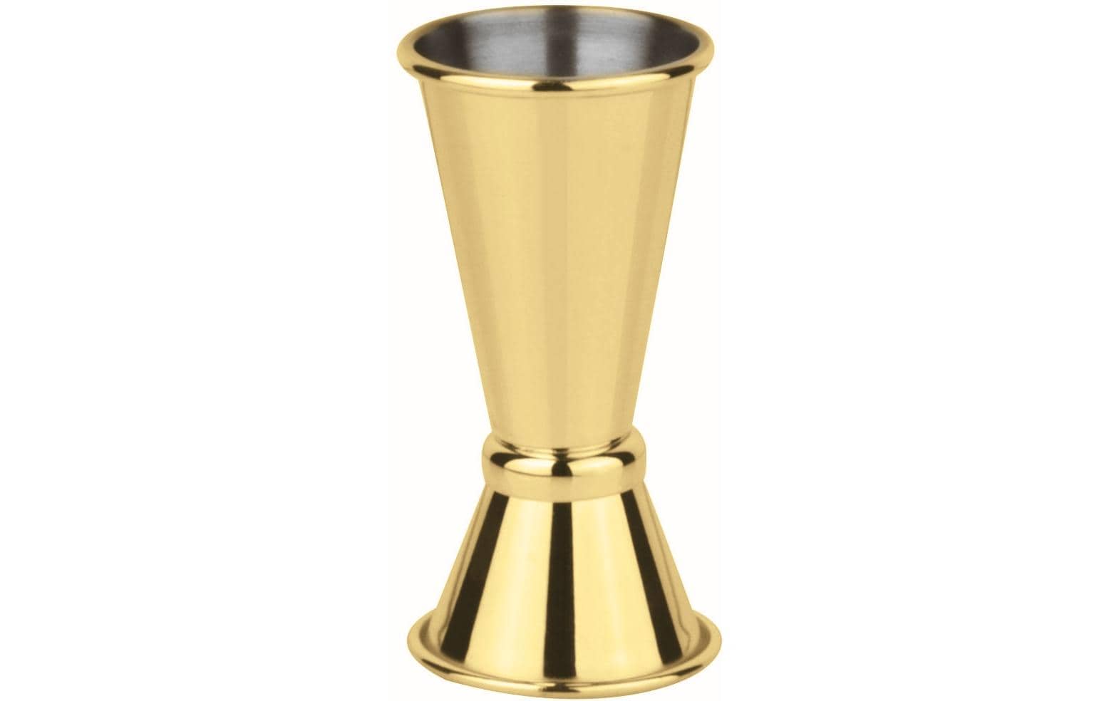 Cocktail-Doppelmass 40/20 ml, GoldCocktail-Messbecher