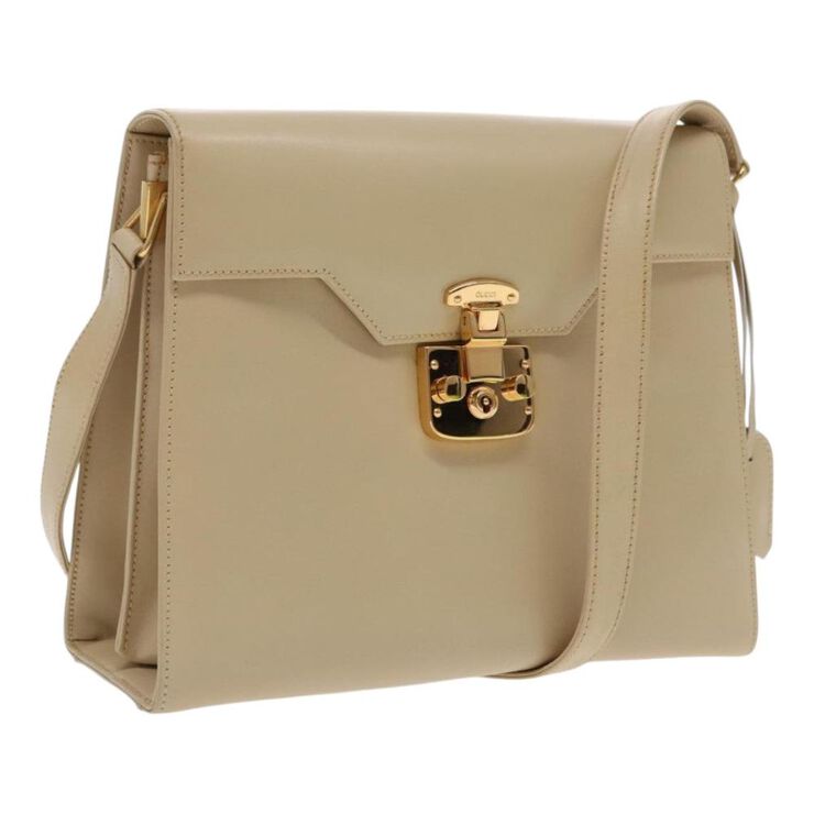 Gucci Vintage Gucci Crossbody Bag Beige