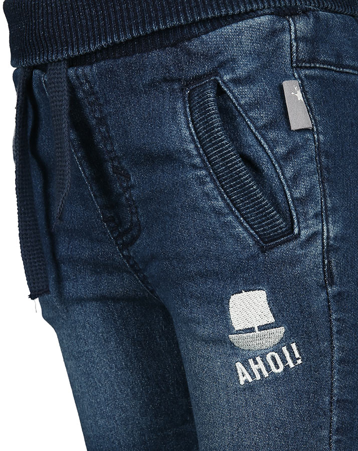Shorts SCHIFF AHOI in dark blue denim