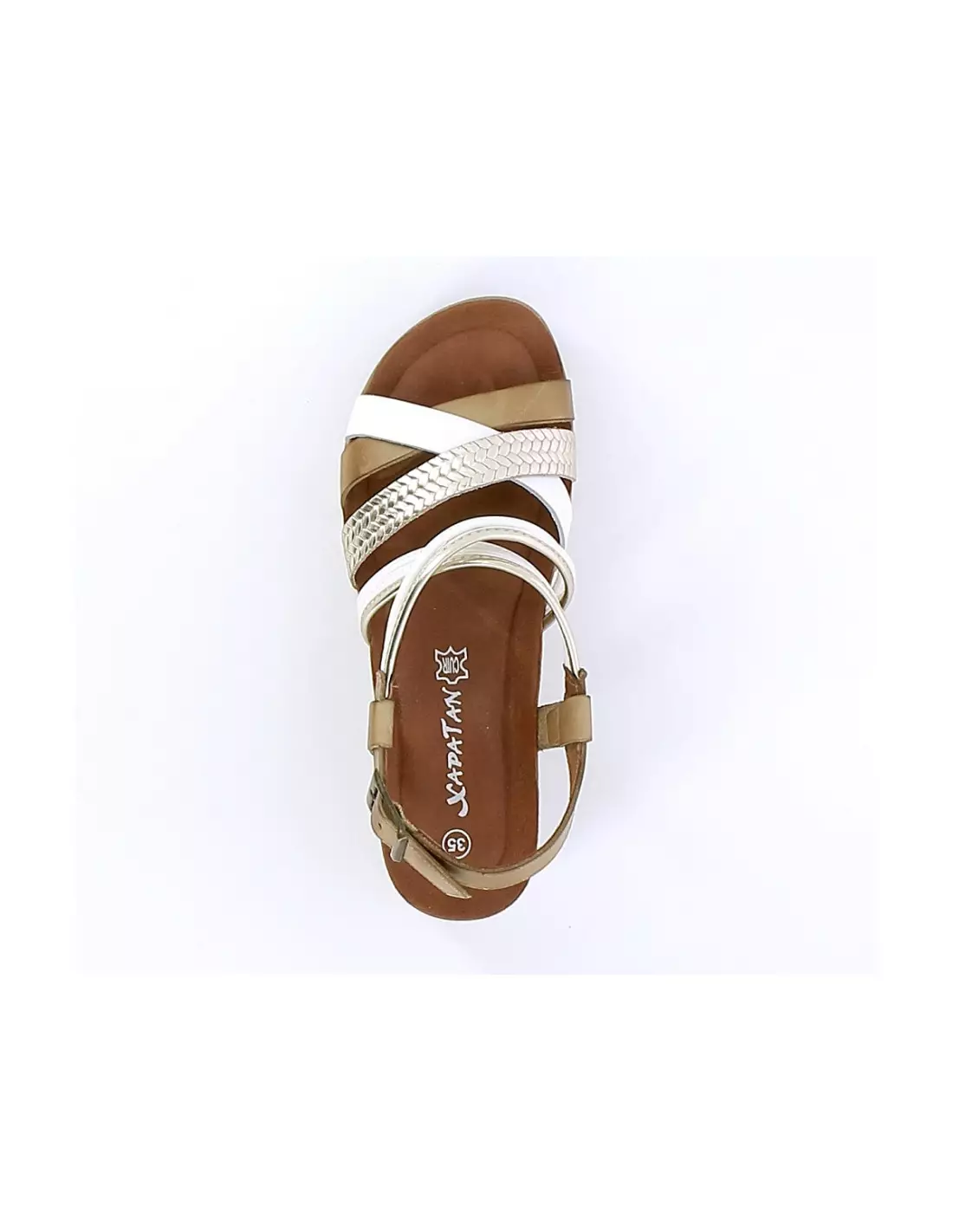 XAPATAN 1536 - Sandales & nu-pieds Taupecomb