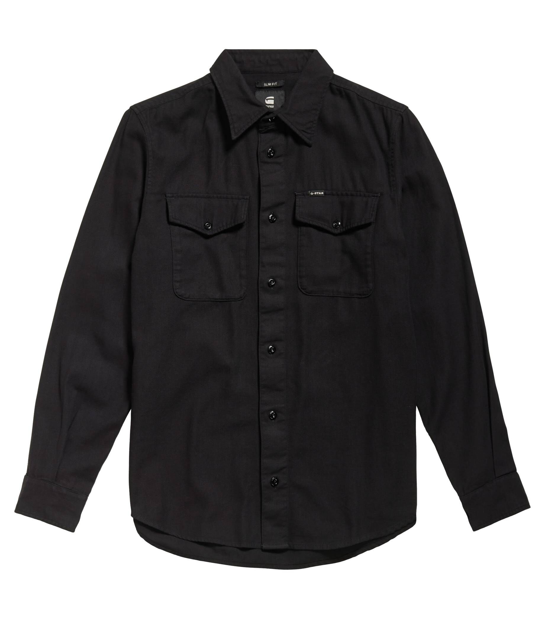 G-Star RAW| Herren Hemd MARINE SLIM SHIRT Slim Fit Langarm
