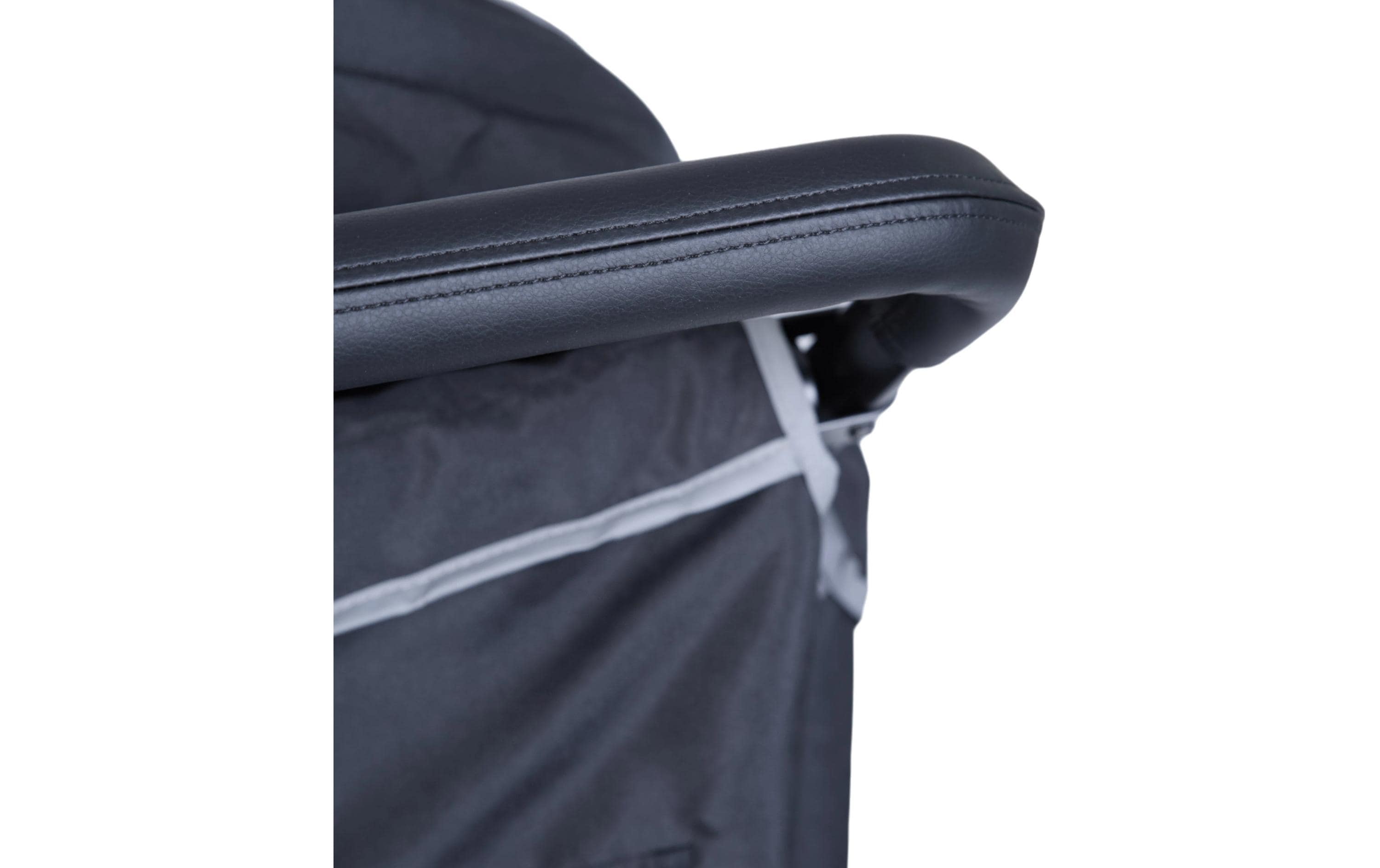 Mehrlingswagen Quadruple, Schwarz<br>Geschwisterkinderwagen mit Regenschutz und Sonnenschutz