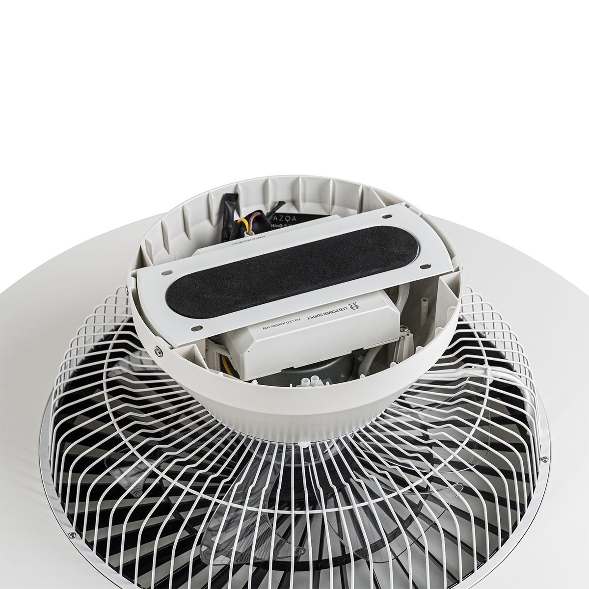 Smart plafondventilator zwart met ster effect 60cm incl. LED dimbaar met afstandsbediening - Climo