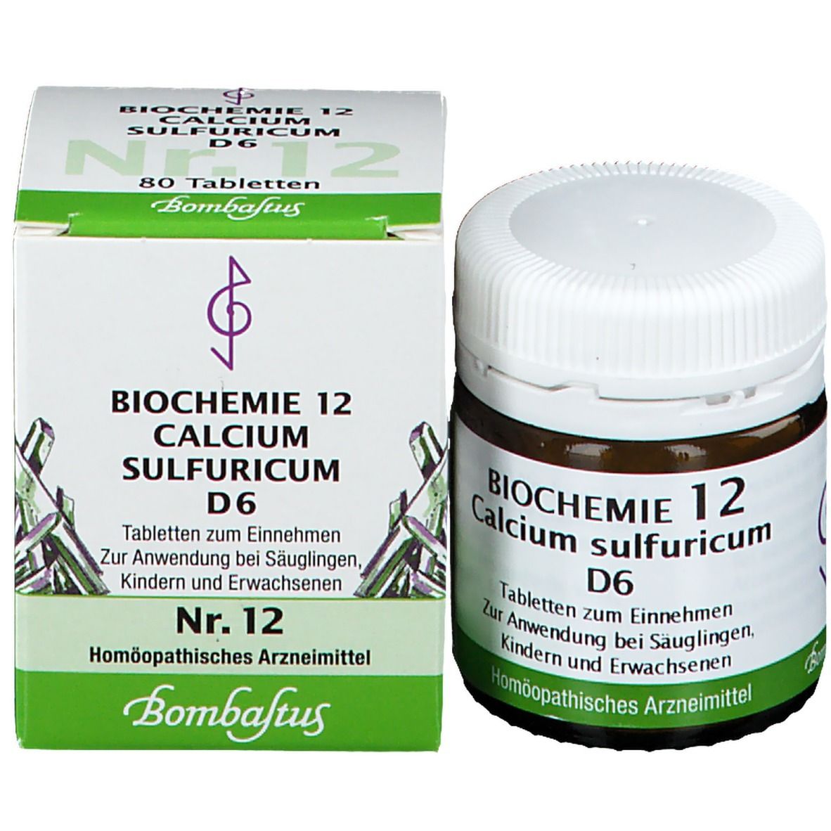 Bombastus Biochemie 12 Calcium sulfuricum D 6 Tabletten