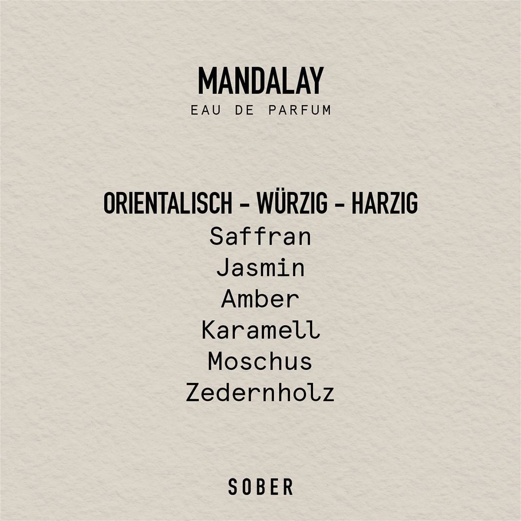 SOBER BERLIN MANDALAY