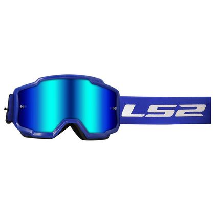 Masque cross LS2 CHARGER IRIDIUM VISOR 2024 - Bleu