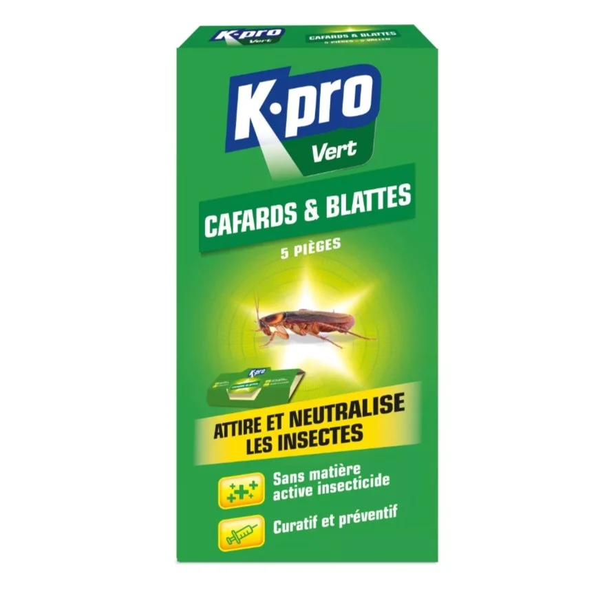 Kapo Piège à cafards et blattes x5 Starwax