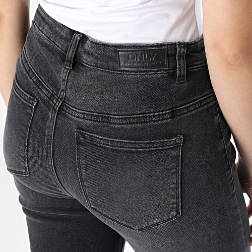 Jean Slim Femme Sui Mid Noir