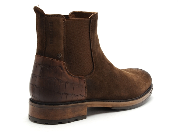 Redskins boots bottine homme heptan marron