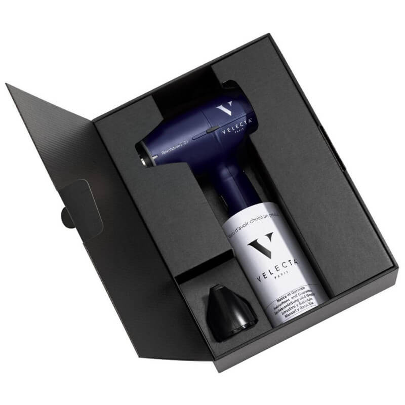 Sèche-cheveux ionic Tgr Revolution 2.2i bleu cosmos 2200W Velecta® Paris