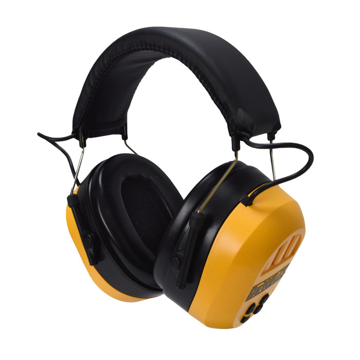 Dewalt høreværn med Bluetooth sort/gul