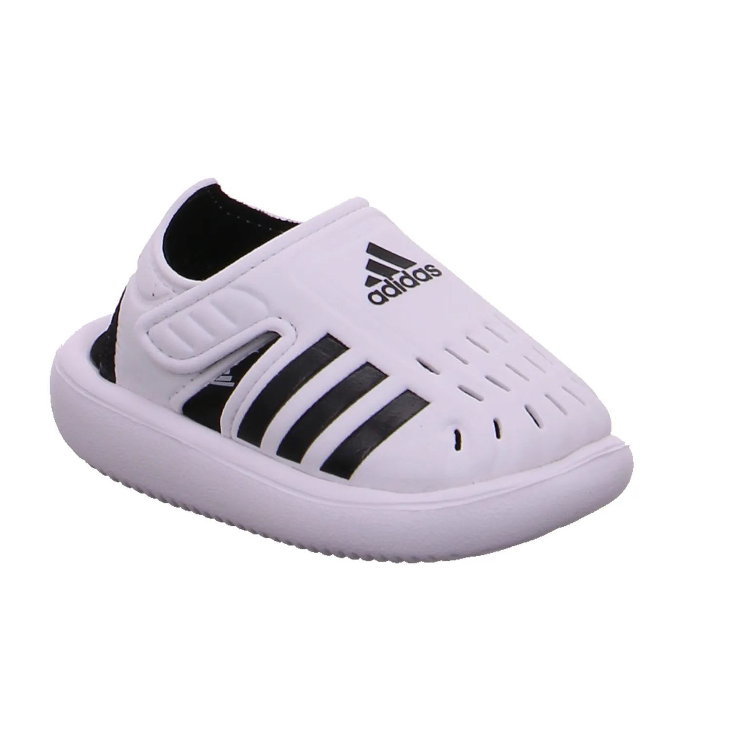ADIDAS Kleinkinder-Sandale wasserfest Weiss Synthetik  Wasserfest