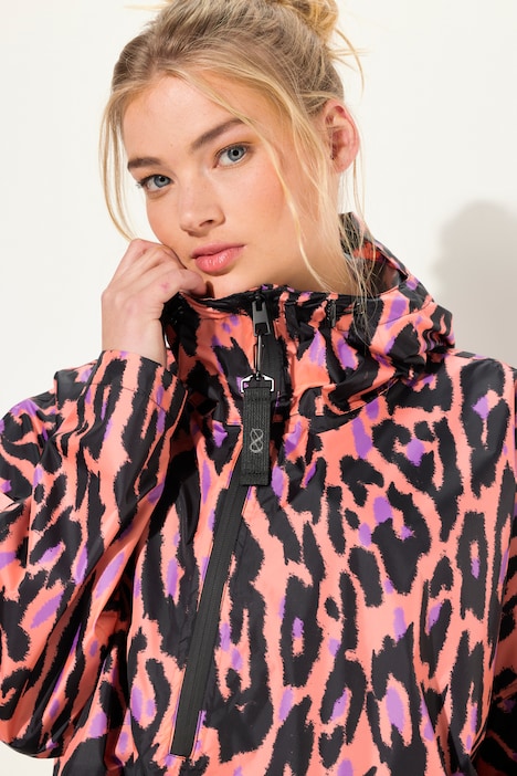 Funktions-Regencape, Unisex, Print, Kapuze