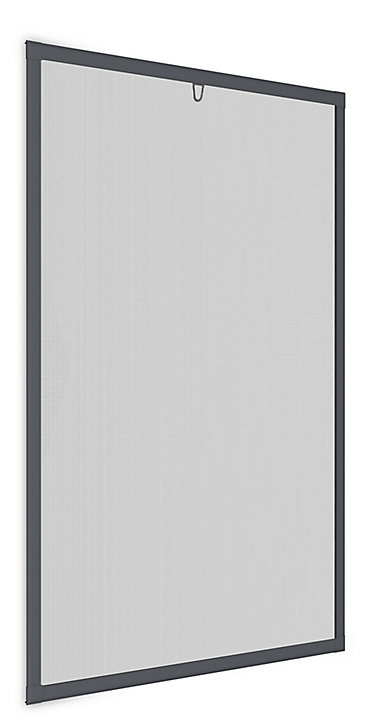 Cadre moustiquaire de fenêtre en alu gris Easyline 130 x 150 cm