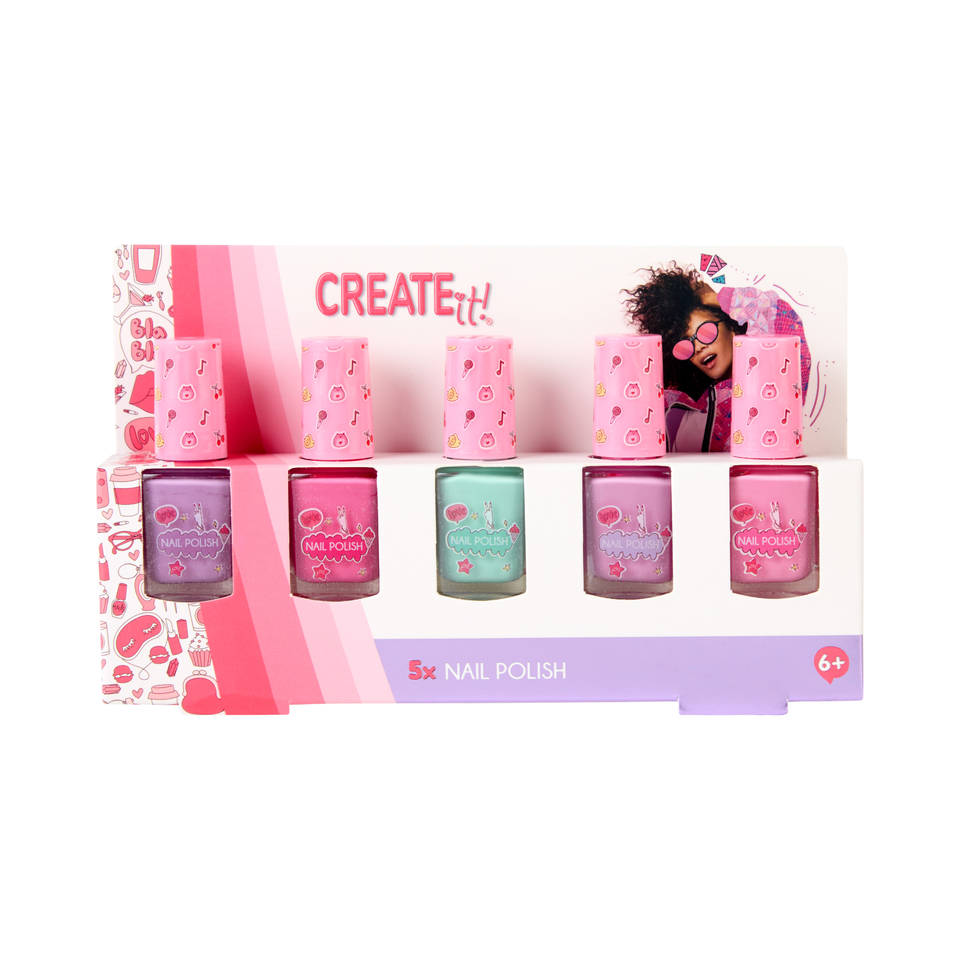 Create it! nagellak pastel 5-pack