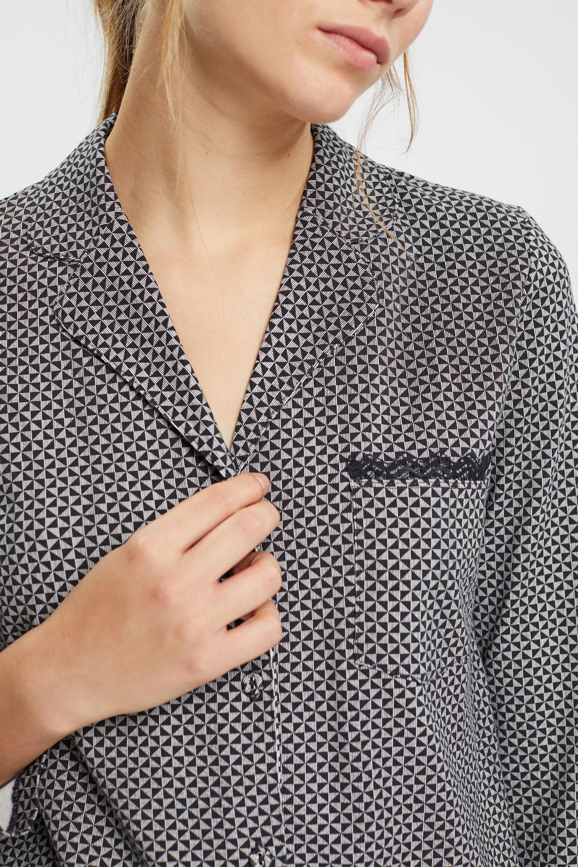 Chemise de nuit en jersey à imprimé
