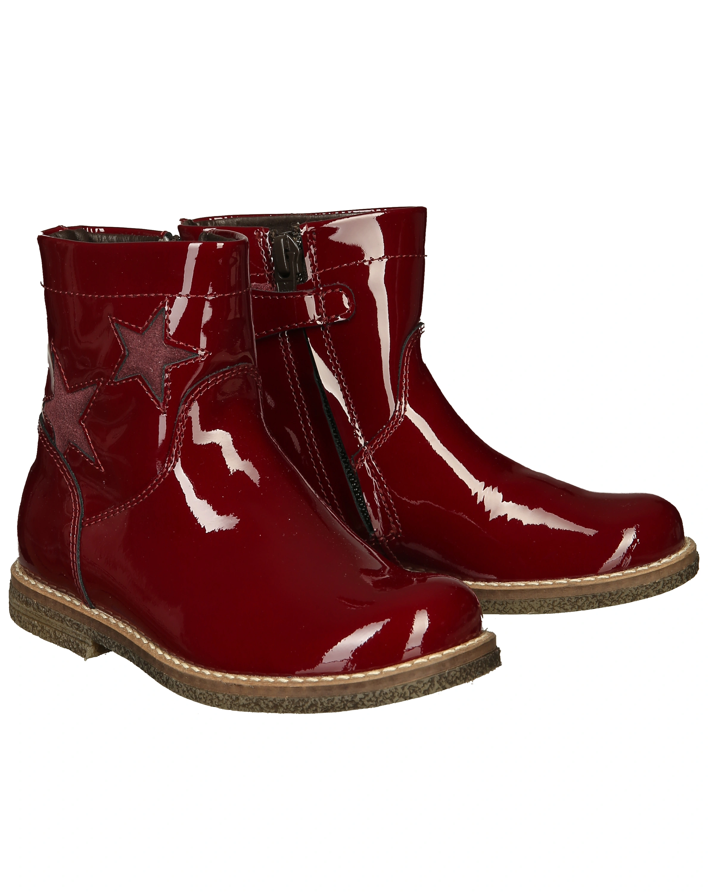 Chelsea-Boots CLOE PATENT in bordeaux